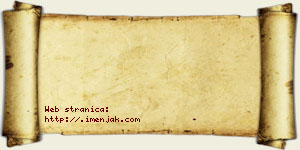 Janko Terzić vizit kartica